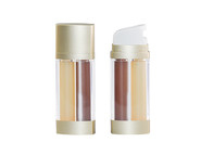 15ml+15ml Customized Color Dual Chamber Airless pump Bottle Skin Care Bottle UKA72
