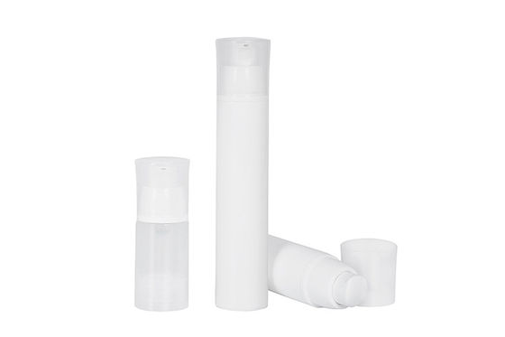 15ml 30ml 50ml Plastic PP White Airless Bottle Skin Care Cosmetic Packaging Vacuum Bottle UKA04-A