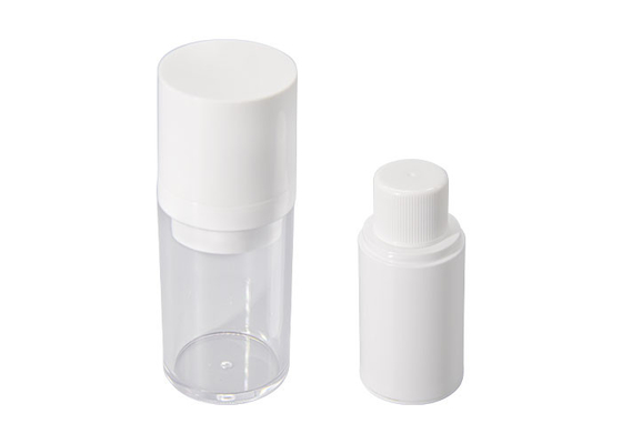 15ml 30ml 50ml Airless Bottle Refillable System Round Shape