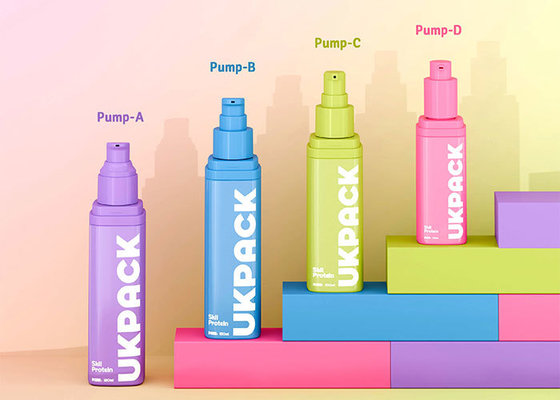 पेशेवर एयरलेस बोतल श्रृंखला (50ml/100ml/120ml) - दोहरी पंप विन्यास